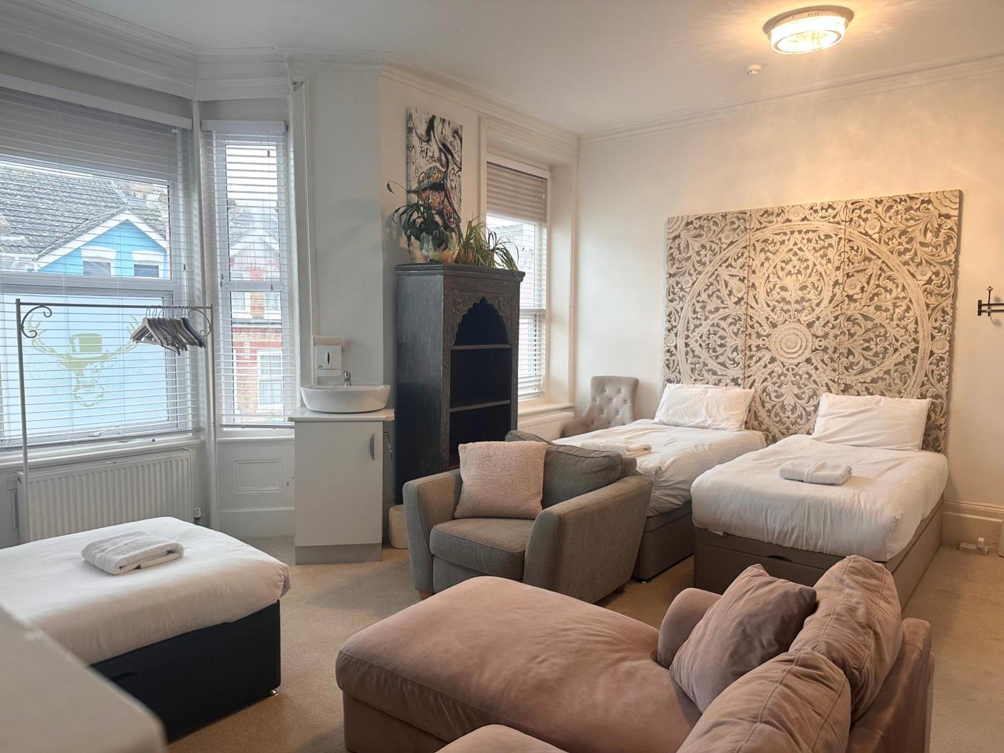La Di Da Hotel Beach Town Bournemouth Bagian luar foto